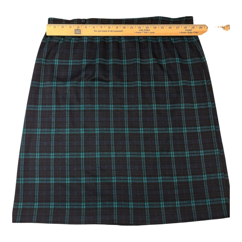 Vintage Cape Cod Sportswear Plaid Skirt Large Dark Academia Preppy Classic - Picture 2 of 5